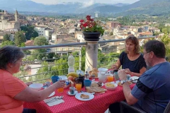 Frühstück in Popoli