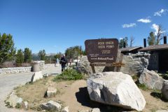 Fahrt um den Beartooth Pass Rock Creek Vista Point