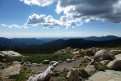 Weg zum Mount Evans (Höchste Passstraße in Amerika)