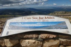 Aussicht vom Mount Evans