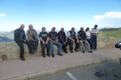 Pause am Rainbow Curve Overlook in den Rocky Mountains