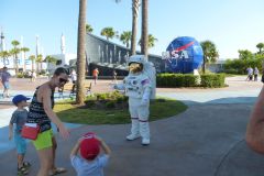 Begrüßung am Kennedy Space Center