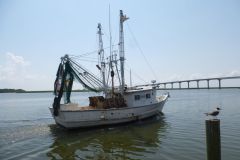 Fischerboot in Apalachicola