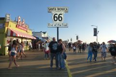 Los Angeles Santa Monica Pier Ende der Route 66