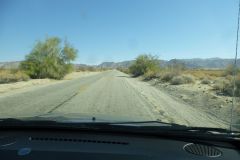 Auf dem  Weg zum Joshua Tree Nationalpark