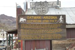 Oatman Stadt der Esel