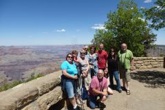 Gruppenbild am Grand Canyon Nationalpark