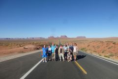 Gruppenbild am Forest Gump Point