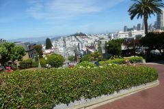 Fahrt über die Lombard Street