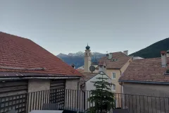 Blick vom Hotel