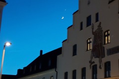 Mond über Ingolstadt