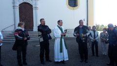 Motorradkirche und -weihe in Maria Brünnlein in Wemding