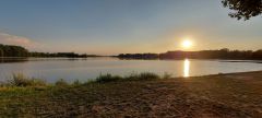 Abendstimmung am Stausee in Ingolstadt