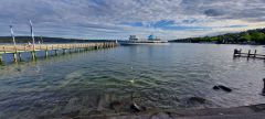 Starnberger See und Ausblik Forsthaus Ilkahöhe